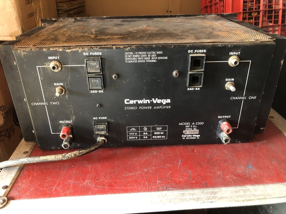 Cerwin Vega A400 2ch Power Amplifier