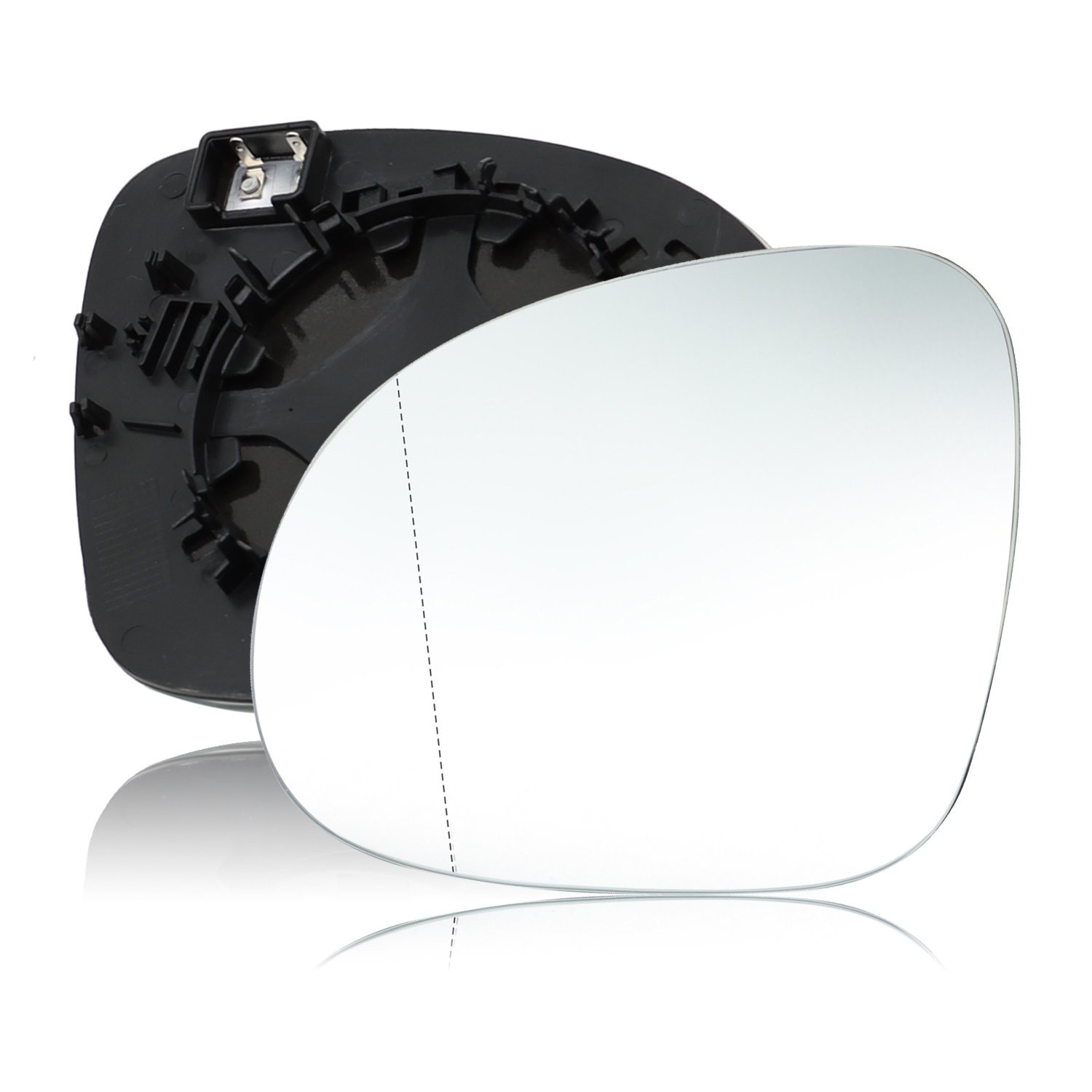 Driver Left Side Mirror Glass w/Backing Plate Heated for VW Tiguan NEW 2009-2017