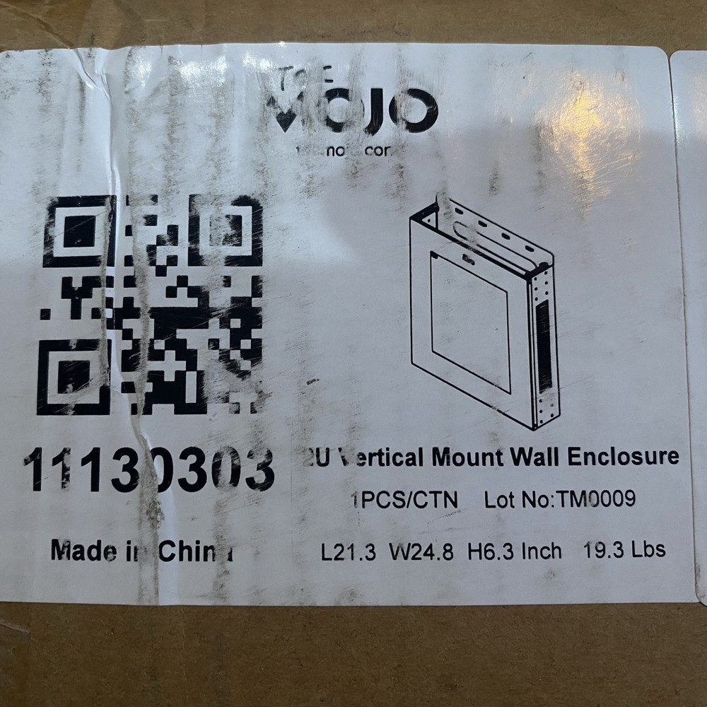 2U Wall Mount Server Rack Vented Enclosure for 19" IT & A/V Equipment Black