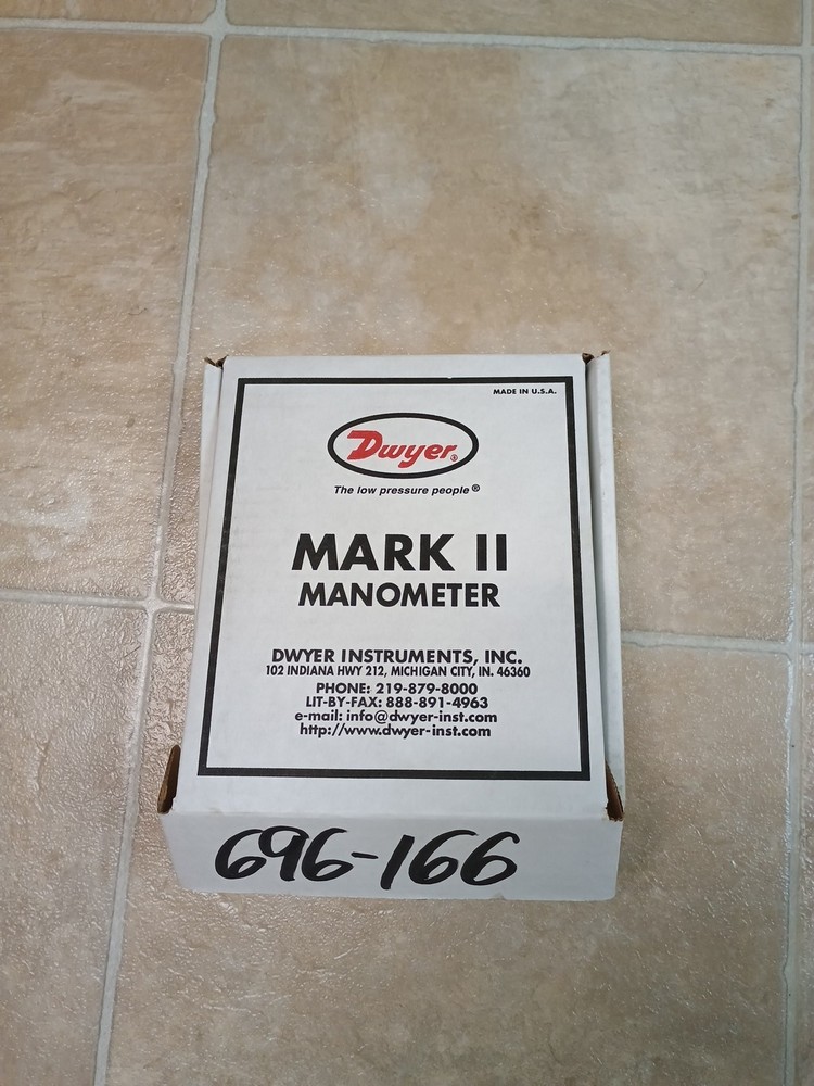 Mark II Manometer Model NO. 25