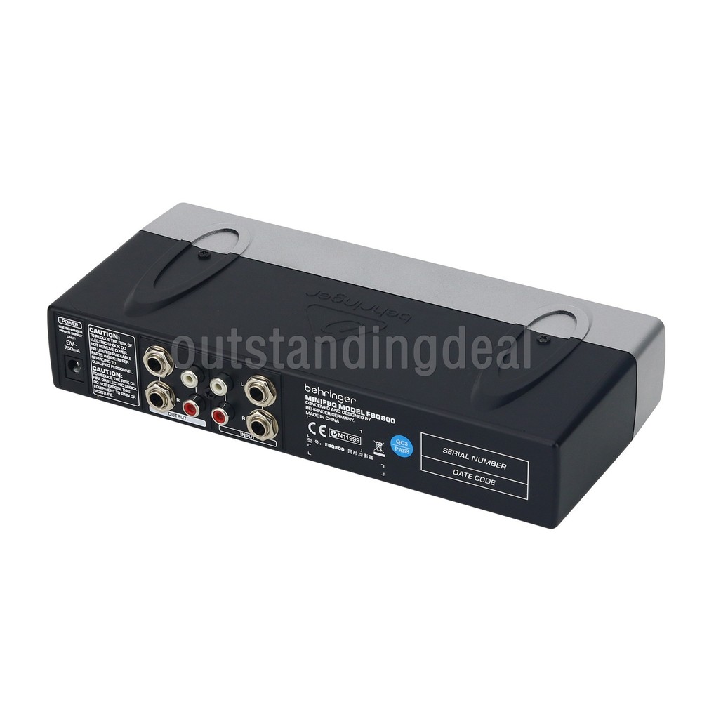 FBQ800 9-Band Graphic EQ Equalizer Feedback Suppressor Anti-howling ot25