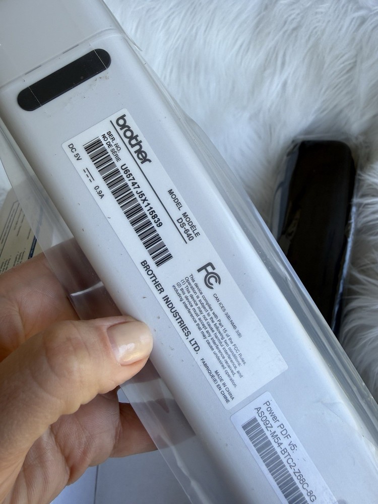 Brother DS-640 Compact Mobile Document Scanner 16ppm USB Mac PC Windows + Case