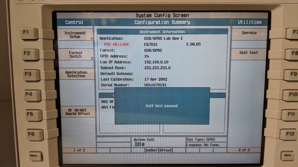 Agilent E5515C 8960 Series 10 Wireless Comm Test Set Pattern Generator 002 003