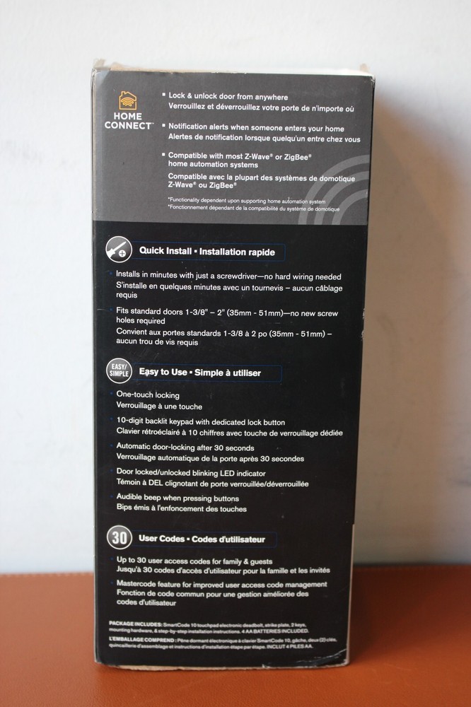 Weiser Smart Code 10 Touchpad Electronic Deadbolt - 9GED18000-016