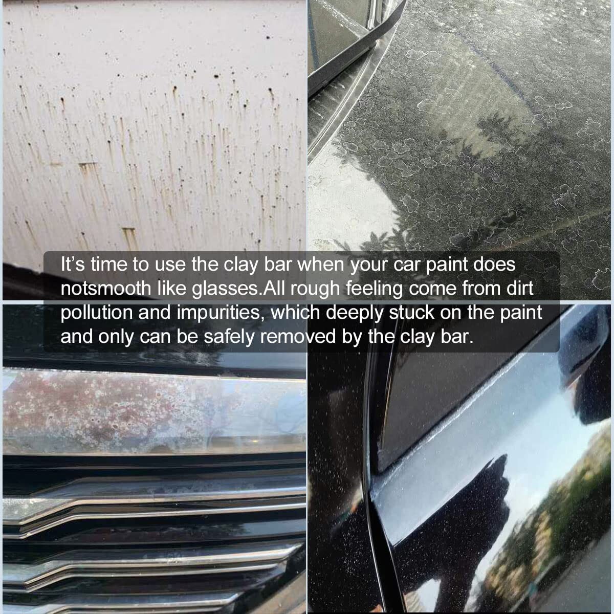 4-Pack Clay Bar Detailing Auto Car Clean Wash Cleaner Sludge Mud Remove Magic