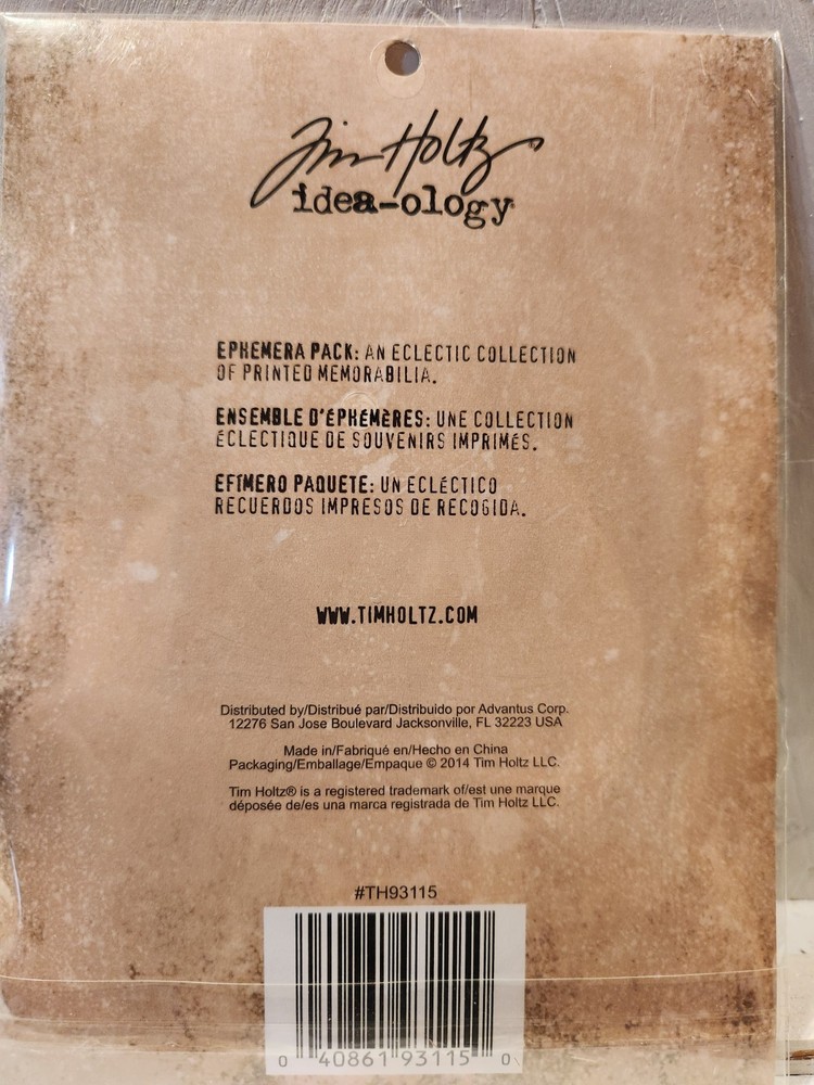 Idea-Ology Tim Holtz EXPEDITION Ephemera Pack TH93115