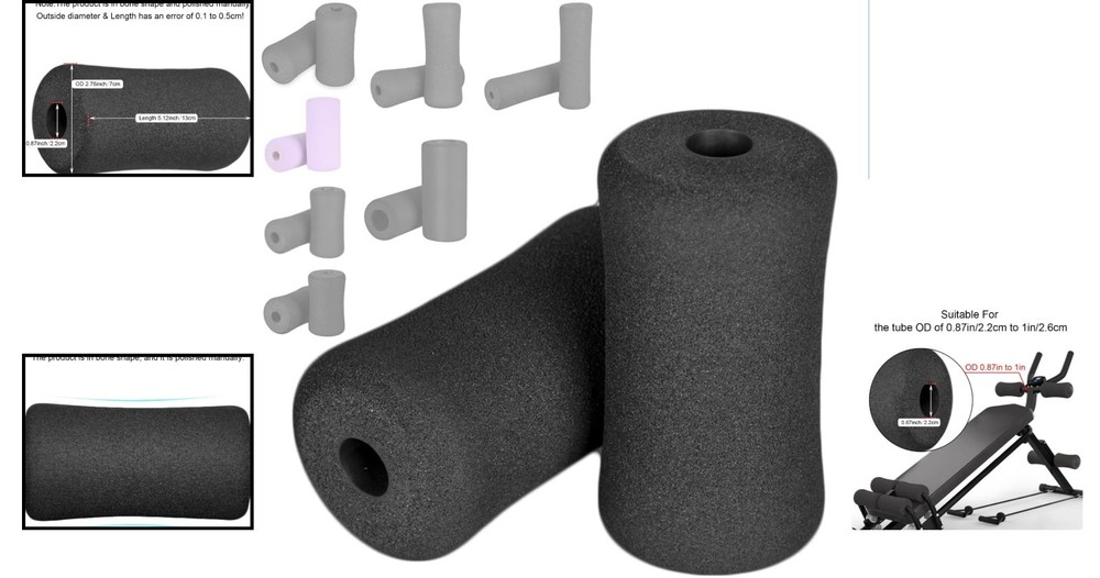 Comfortable Foam Foot Pad Replacement Rollers for Inversion Tables & More