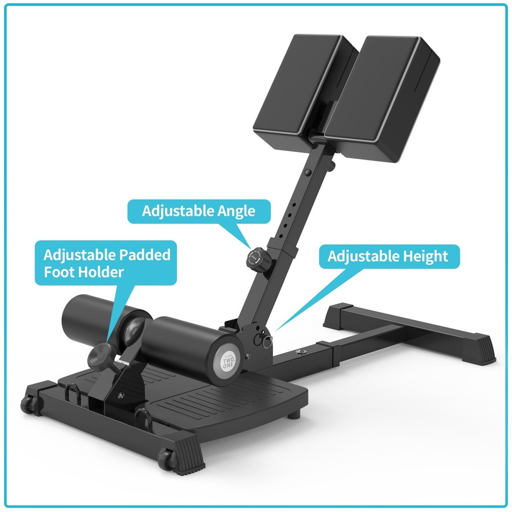 leikefitness Sissy Squat Machine, Deluxe Multi-Function Deep Sissy Squat Benc...