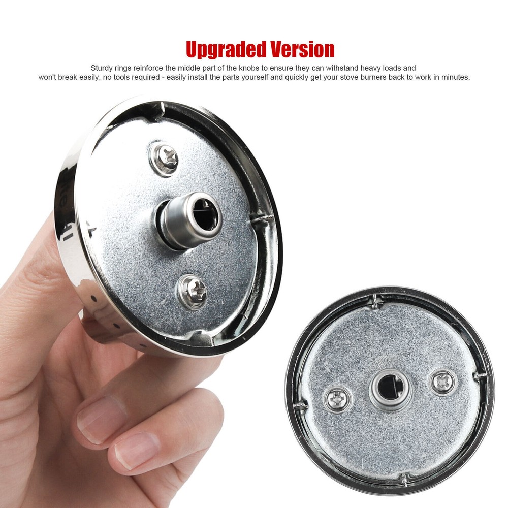 5 Pcs DG64-00473A Gas Knobs "Original OEM" For Samsung Range stove Burner Knobs