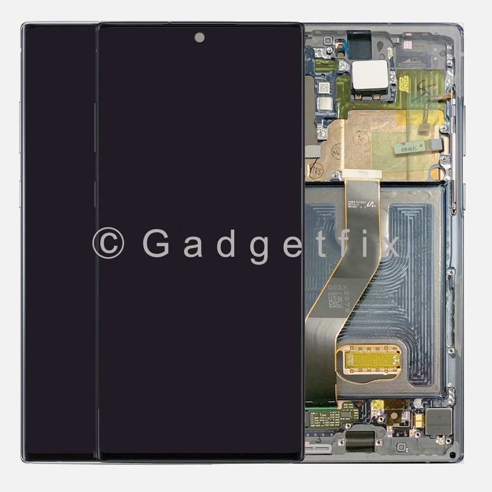 For Samsung Galaxy Note 10 Plus 5G OLED LCD Display Touch Screen Digitizer Frame