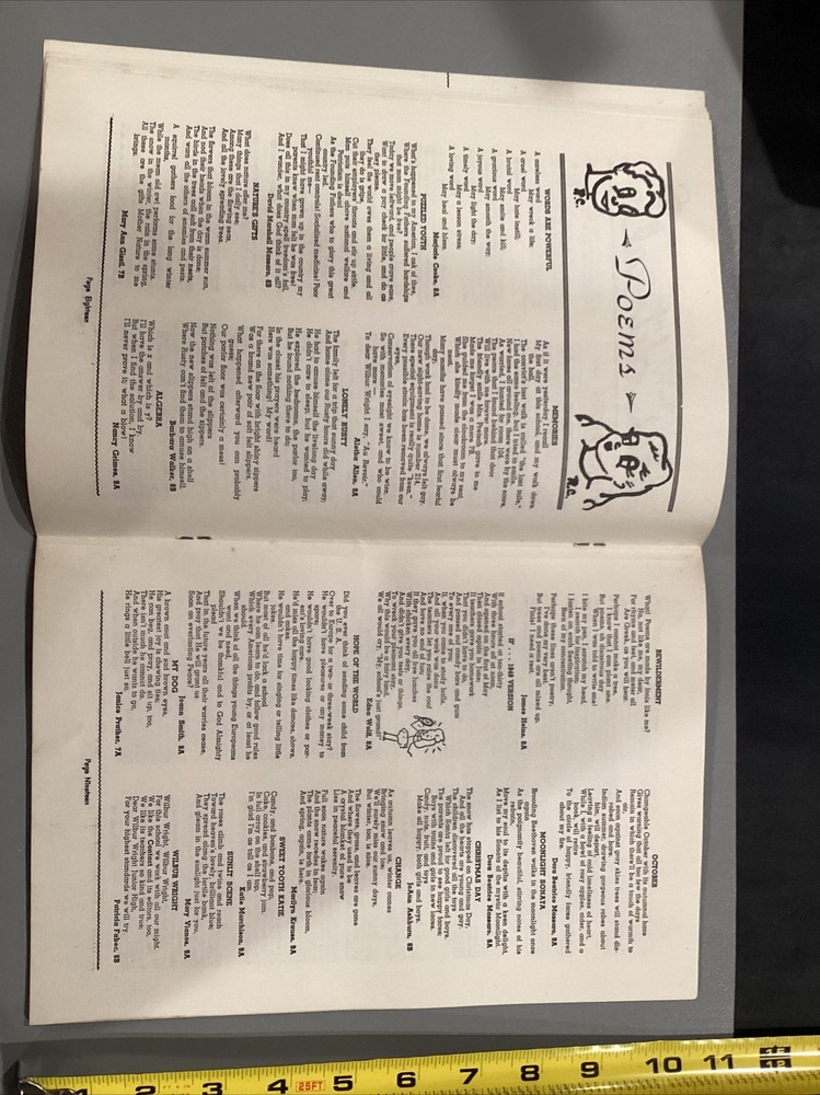 1949 Jan Wilbur Wright Cleveland Ohio Junior High School Publication Program