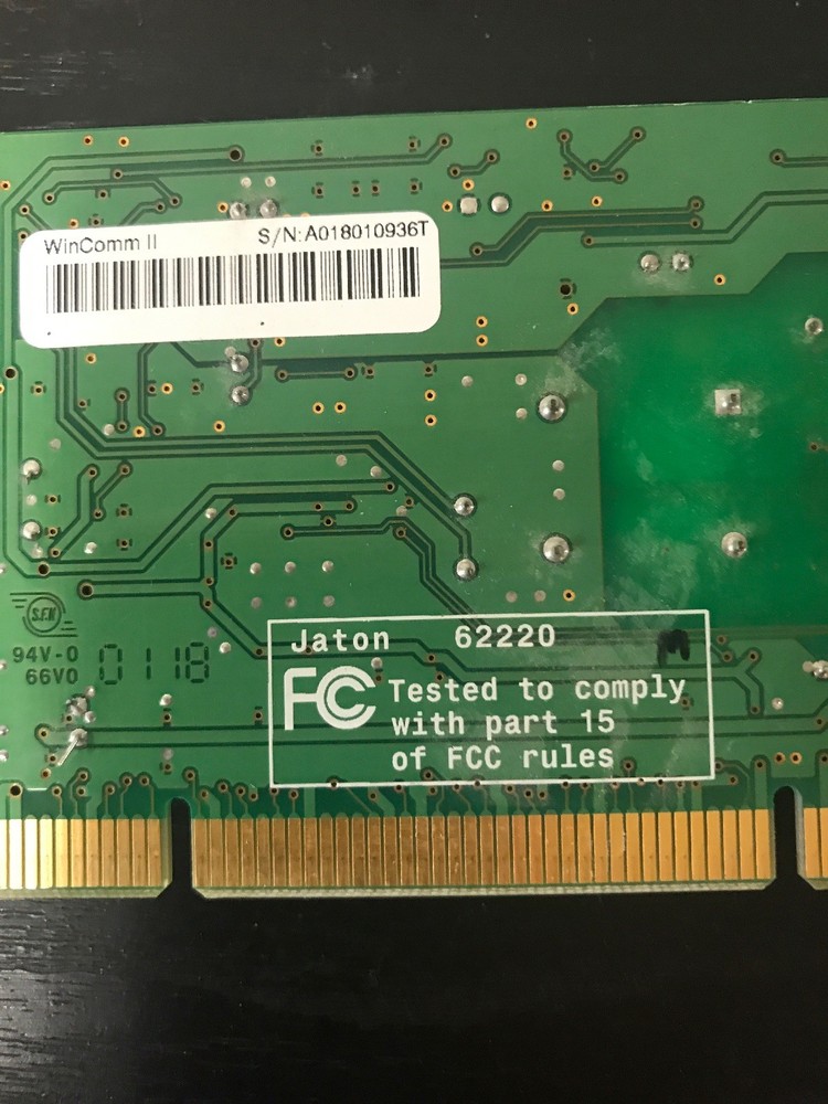 Jaton PCI Modem 62220AV4 COMM II