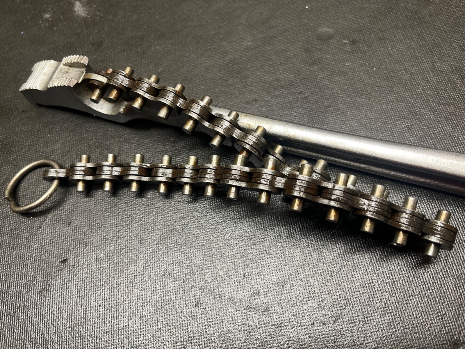 Vintage SEARS Craftsman WF 12" 300mm Reversible Chain Wrench 55713 USA