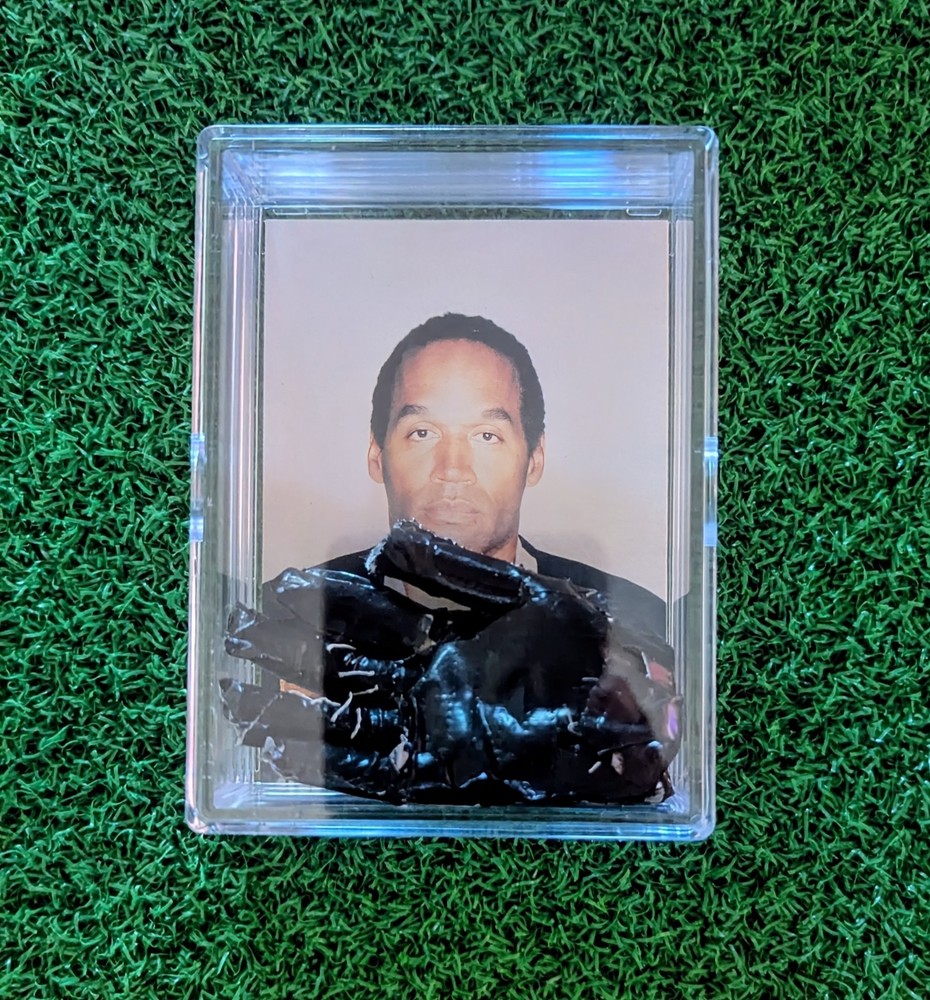 OJ Simpson Custom Drip Box With Black Glove Display Case