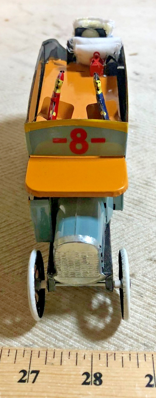 Paya Bus La Javiera 1930 Reproduction Vintage Wind-Up Tin Toy (C)