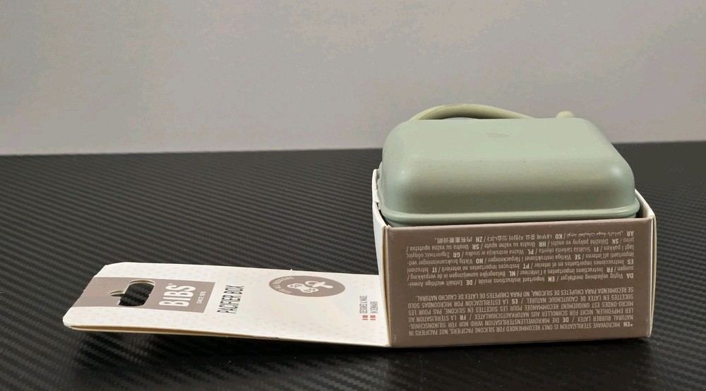 Bibs Pacifier Box - Sage