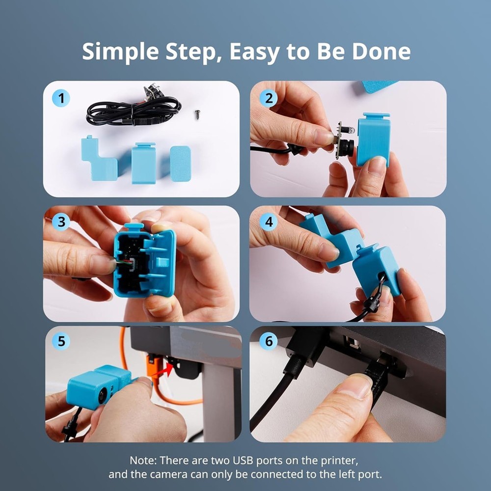 3D Printer Camera for Camera 3 Ultra Clear Resolution O1W43795