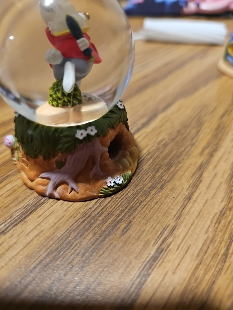 WHITE RABBIT WATER GLOBE