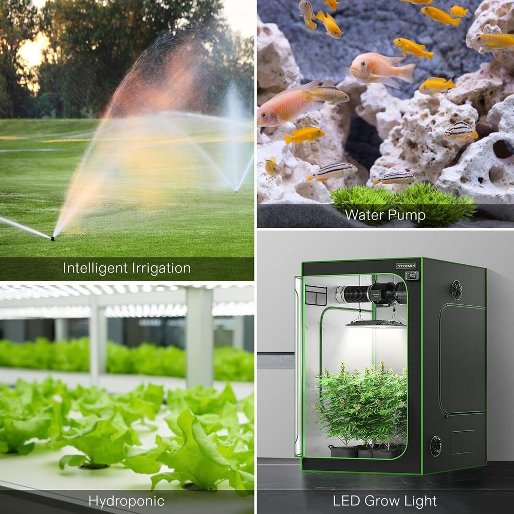 2pcs 7Day Timer Digital Programmable Electric Timer Indoor w/ Dual Outlet Switch