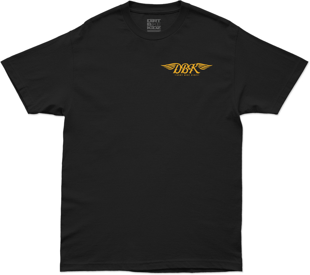 Goldwings Tee Black Lg