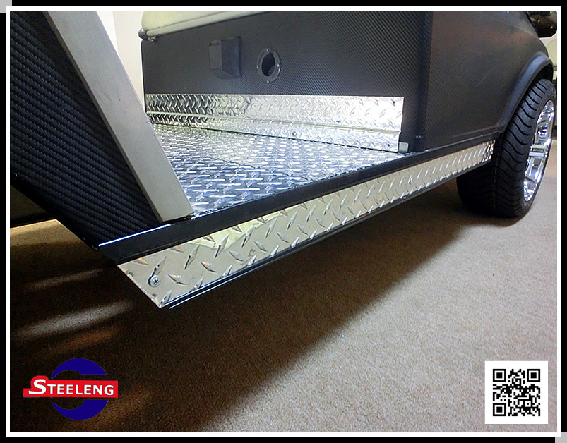Aluminum Diamond Plate Insert Style Rocker Panel for Club Car Golf Cart DS 82-Up