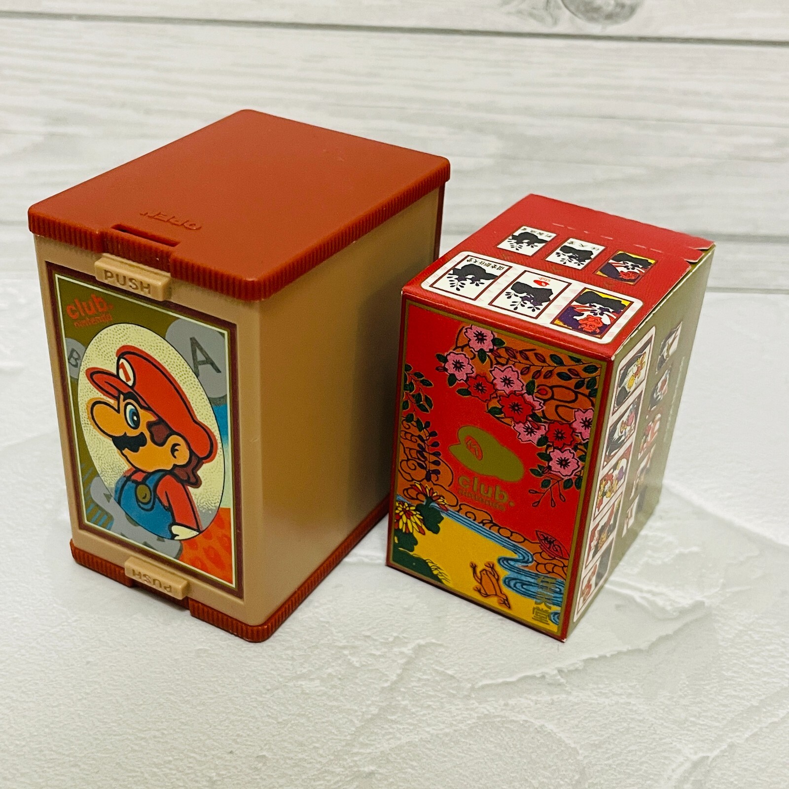 Club Nintendo Limited Super Mario Hanafuda Playing Cards Red & Back Set Unopened