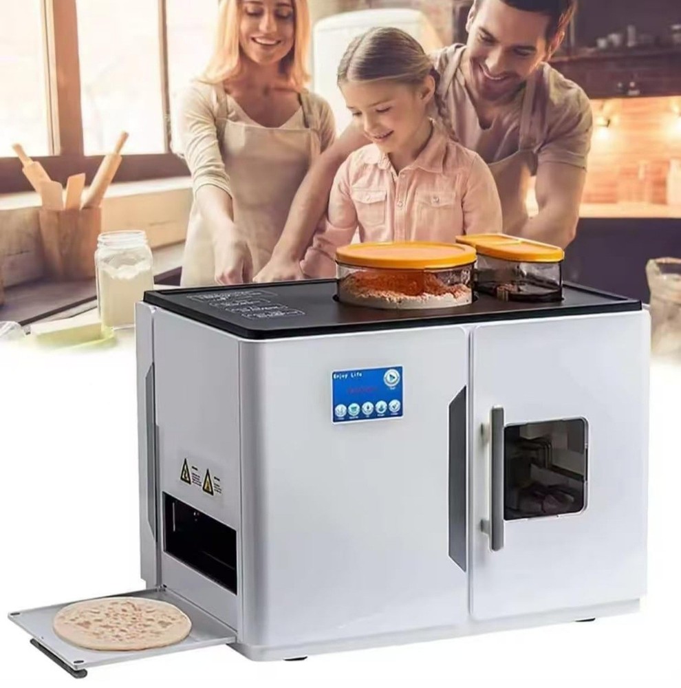 Automatic Electric Magic Roti Maker Tortilla Indian Bread Robotic Machine New