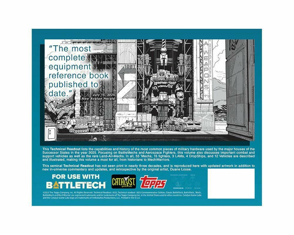 BattleTech: Technical Readout 3025 - Centenniel Edition
