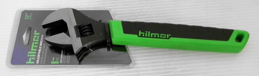 Hilmor 1885422 Adjustable Wrench 12"