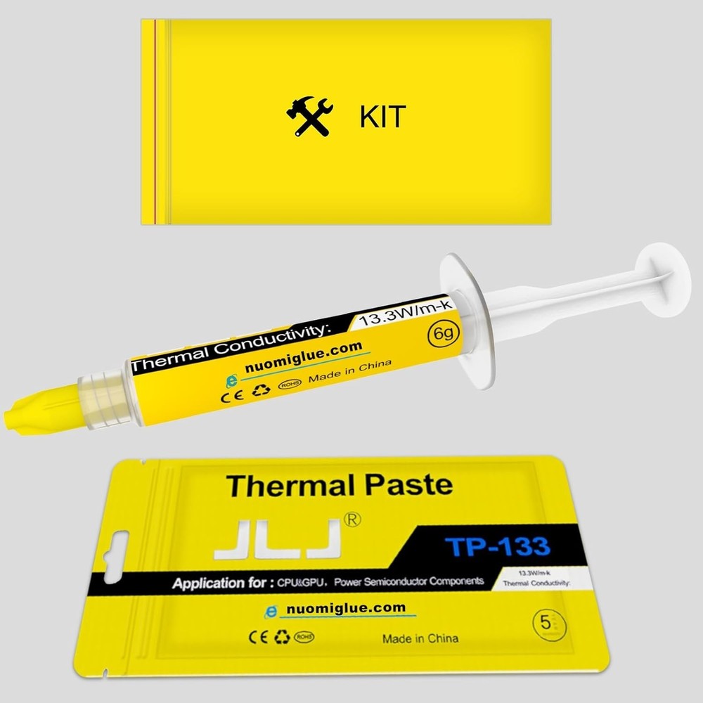 Universal Fit Carbon Thermal Paste 6g with Applicator Kit