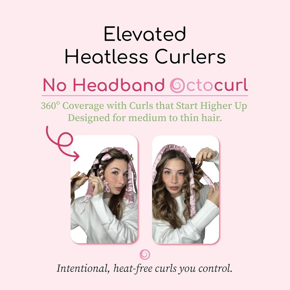 Customizable Heatless Curls - Medium to Thin Hair