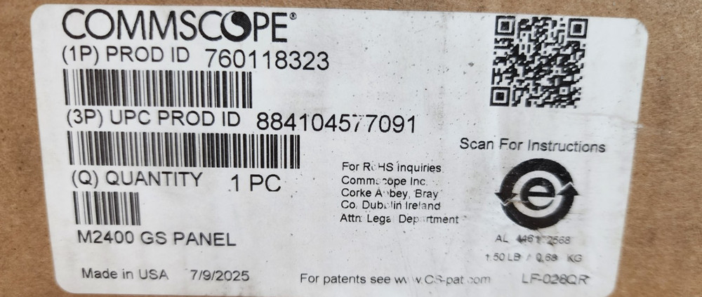 Commscope M2400 GS Panel 760118323 *PI