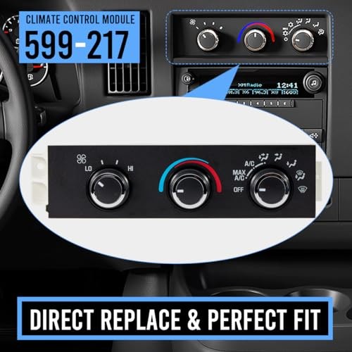 599-217 Heater A/C Control Switch Climate Control Module Fit for 1996-2020