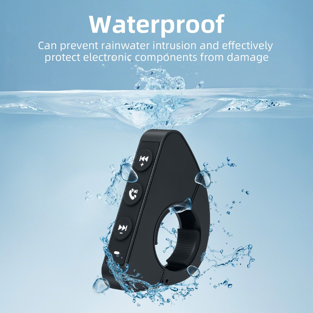 Wireless Bluetooth Motorcycle Handlebar Controller Steering Wheel Remote Control