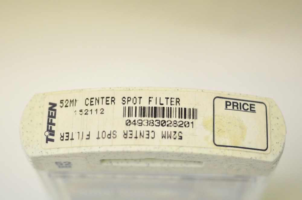 Tiffen 52mm Center Spot filter. New