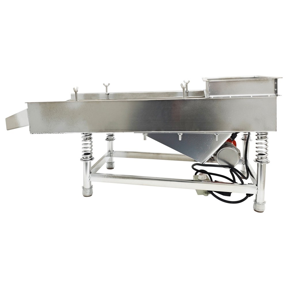 Stainless Straight Linear Screen Linear Vibrating Screen JG30-75 0.5mm Screen