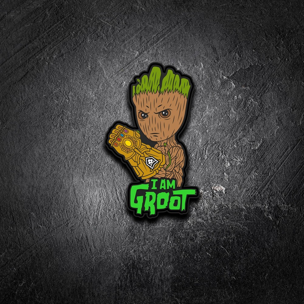 Groot Thanos Mashup PVC Morale Patch