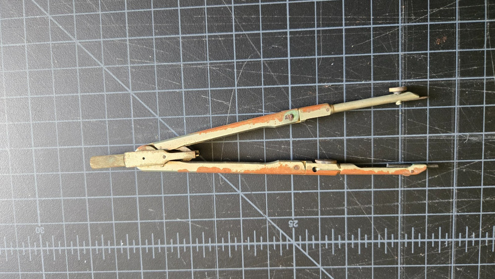 Complete Vintage Noris Drafting Tool Set (with original case)