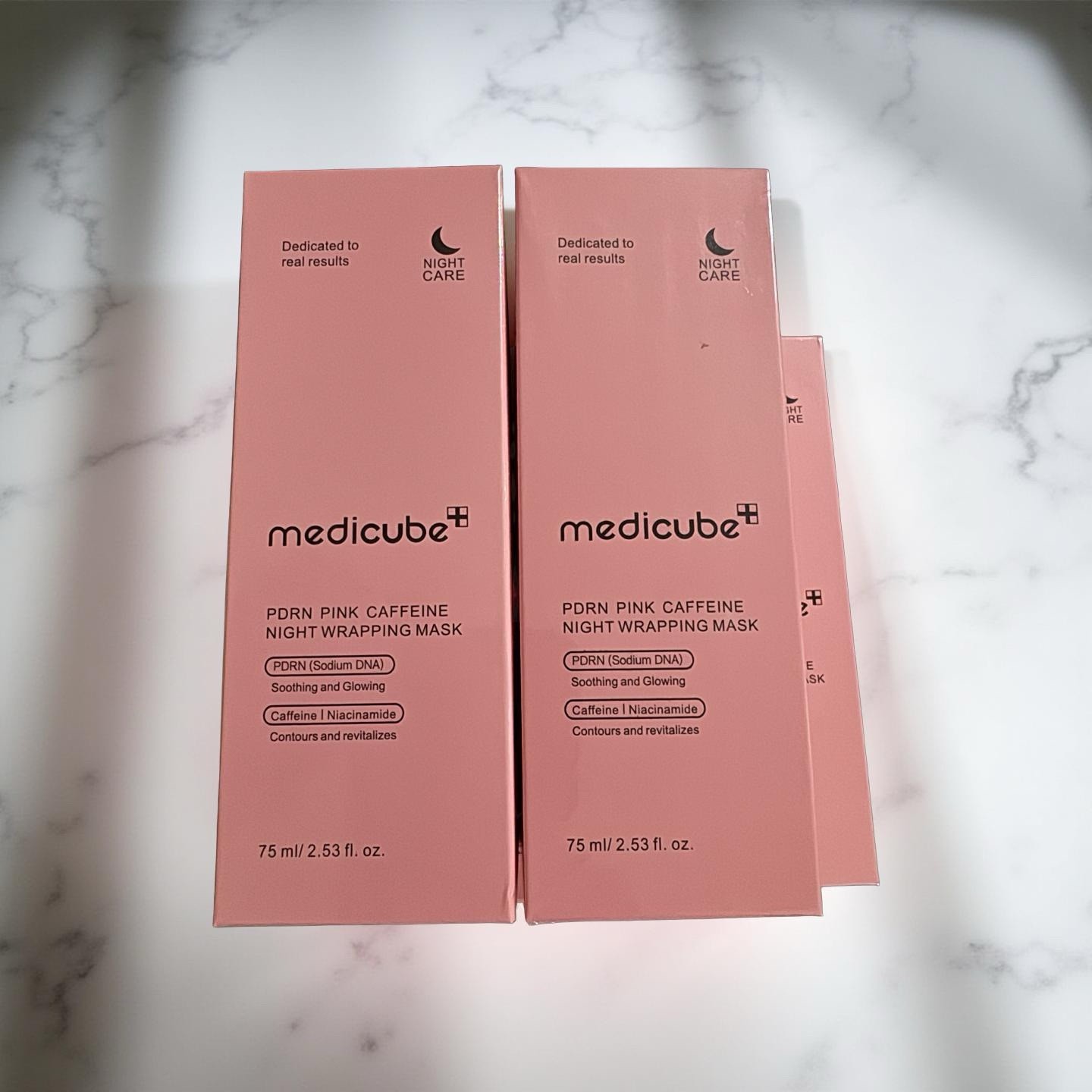 Medicube PDRN Pink Caffeine Overnight Wrapping Mask 75ml/2.53 fl oz [US SELLER]