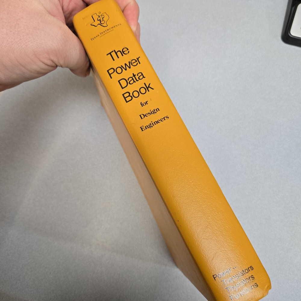 Texas Instruments Power Semiconductor Data Book Design Engineers 1973 First