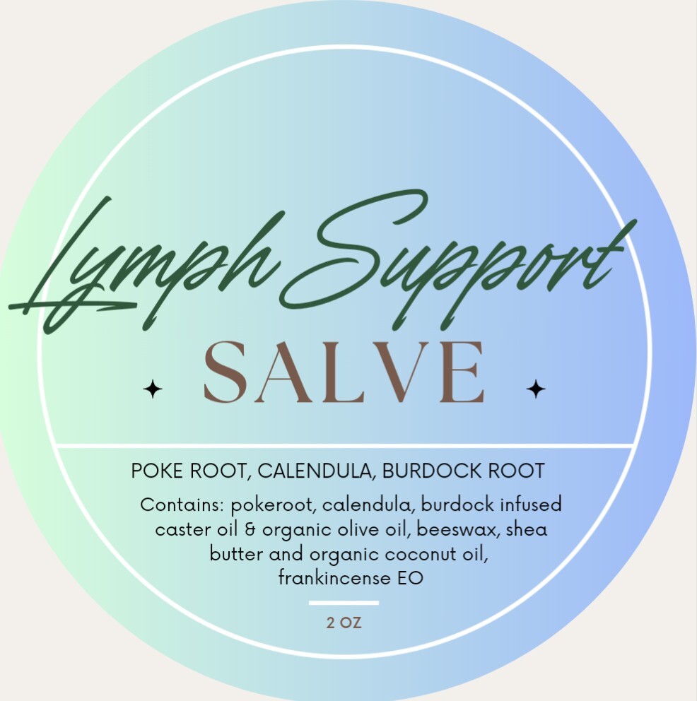 Poke root calendula burdock Salve Concentrated lymphatic system