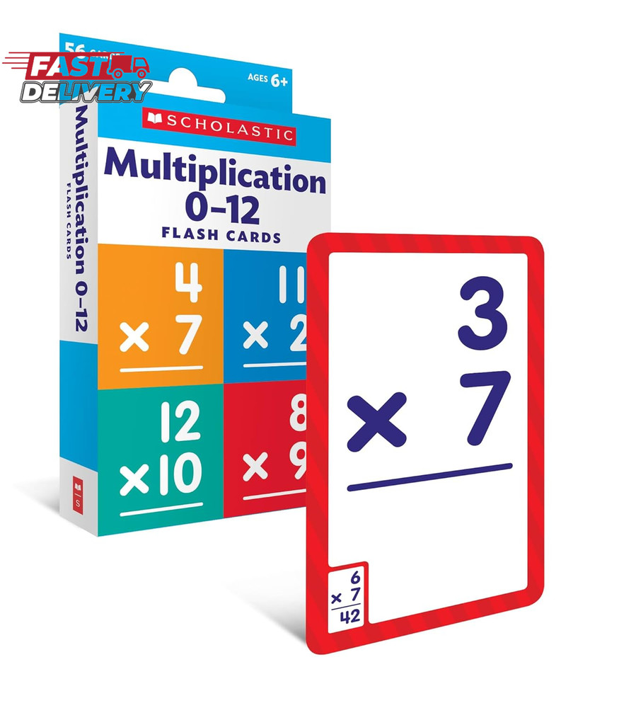 Scholastic Flash Cards: Multiplication 0 - 12