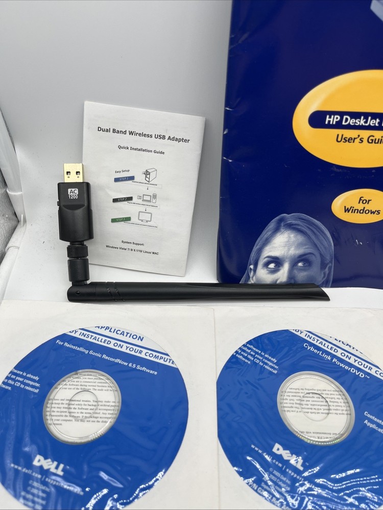 Dell Microsoft Applications Software LOT 10 disks Drivers Utilites USB Wireless