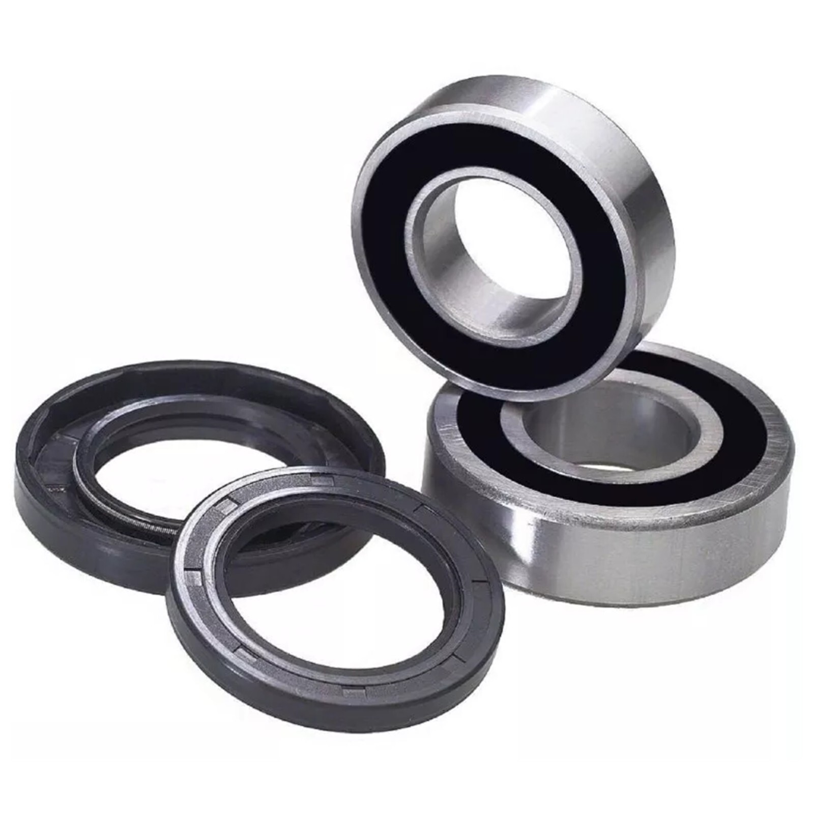 Both Front Wheel Bearing Seal Kits for Suzuki LT-Z400 LTZ400 Z400 LTZ400Z