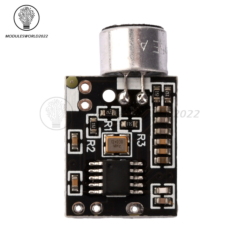 Wireless Microphone FM 88.7MHz Transmitter Module Support Dual-channel Stereo