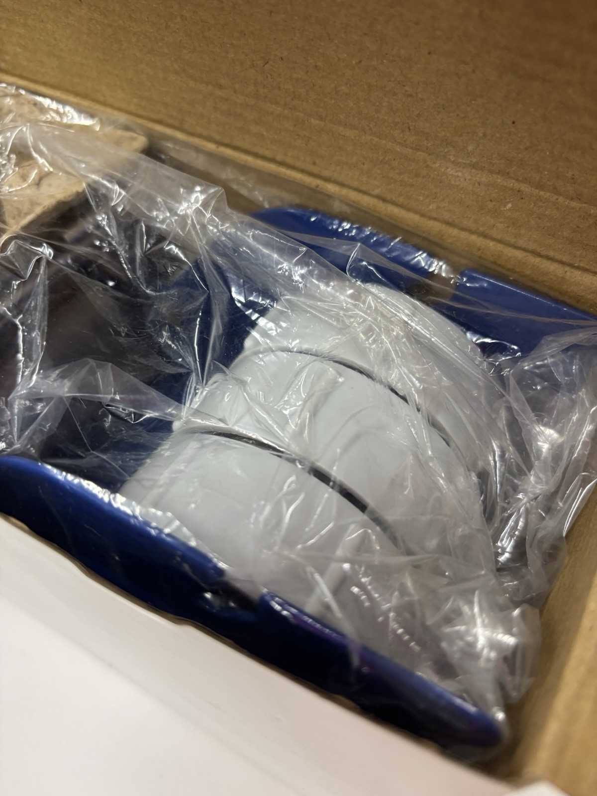 In-Line 3" Multi-Roll Table-Top Tape Dispenser Holds Up to 3 1" Tape Rolls Blue