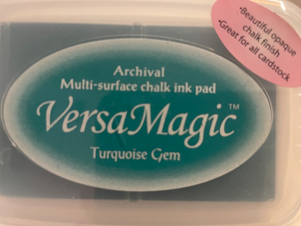 NEW Versa Magic Large Archival Multi-Surface Chalk Ink Pad - Turquoise Gem