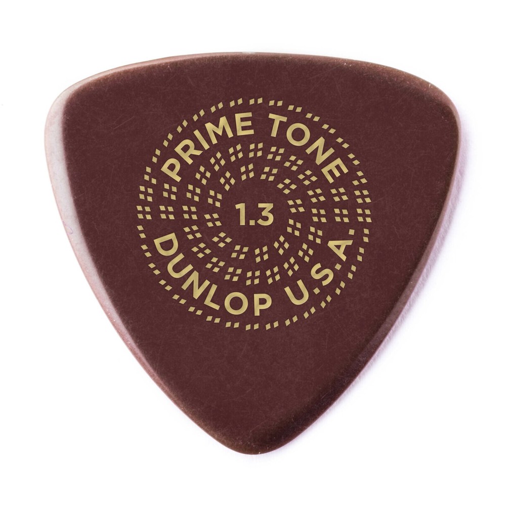 Dunlop Guitar Picks 6 Pack Primetone Small Tri Hand Sculpted Smooth 1.3mm