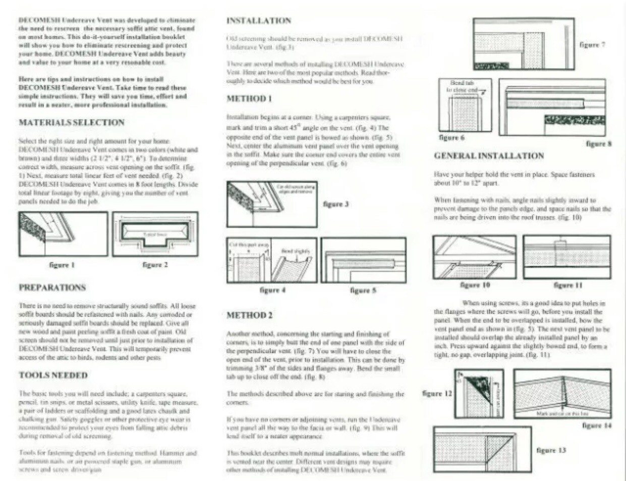 Decomesh 4 1/2” Brown Aluminum Undereave Vent