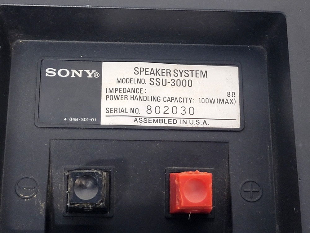 Sony SSU-3000 Crossover pair ~ Complete